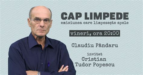 „Cap limpede” cu Cristian Tudor Popescu 